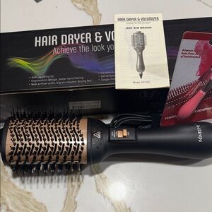 Black and Brown Hair Dryer & Volumizer